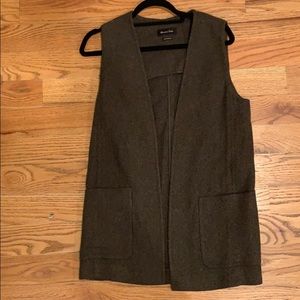 Mássimo Dutti Sleeveless Wool Duster